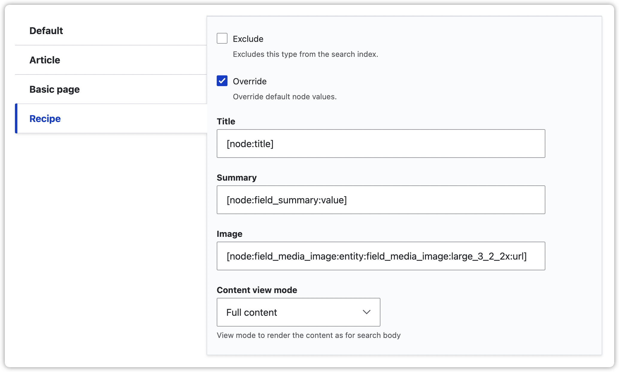 Drupal 9 Quant Search Module Entities Override